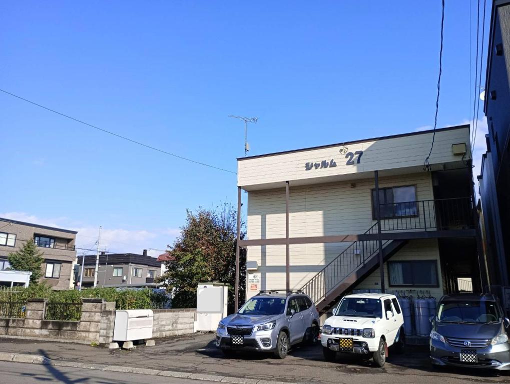 静かなアパート 完全個室 札幌駅から3駅 徒歩10分 専用キッチン バス トイレ有り 送迎相談可